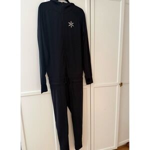 Airblaster men's classic ninja suit one piece baselayer black size XL